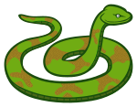 snake - coloured